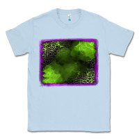 Dusty Blue leopard halloween background Classic Tee - Jasminsmagicworld