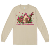 Mushroom church is my happy place Long Sleeve Tee - MaliasSmallBusiness