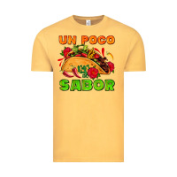Vintage Mustard un poco sabor with taco and pepper Vintage Tee - AdoDesignShop