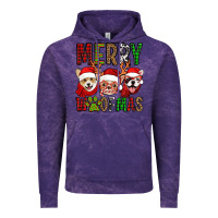 Cloud Purple merry woofmas dogs Vintage Hoodie - Jasminsmagicworld
