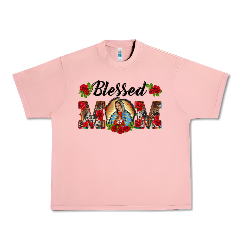 Blessed Mom Lady Of Guadalupe Urban Heavy Tee by BarkalooDesign | Teevron