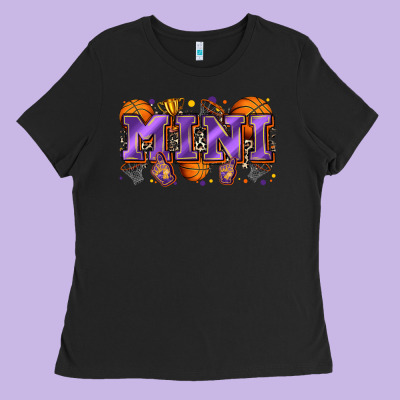 Mini Basketball Ladies Tee Designed By Zillion Design Studio