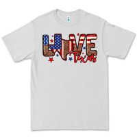 Dove Grey Love Texas Premium Tee - Neo Western