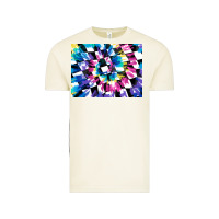 Vintage Arctic tie dye colourful race flag background 3200x2400 Vintage Tee - AdoDesignShop