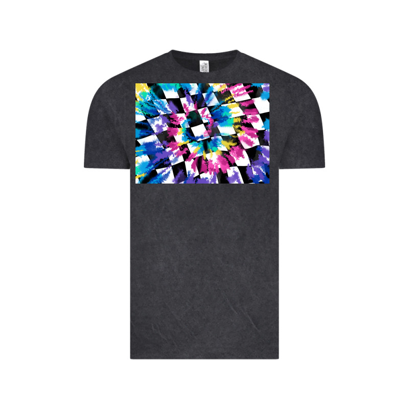 Tie Dye Colourful Race Flag Background 3200x2400 Vintage Tee by AdoDesignShop | Teevron