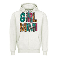 Oatmeal Heather Girl Mimi Zipper Hoodie - BundleAndBundleShop