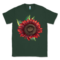 Sports Green procut red sunflower Classic Tee - LillyAllenDesigns