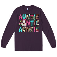 Plum auntie heifer cactus Long Sleeve Tee - JahusDesignShop