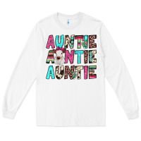 White auntie heifer cactus Long Sleeve Tee - JahusDesignShop