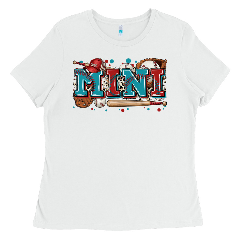 Mini Baseball Ladies Tee by Zillion Design Studio | Teevron