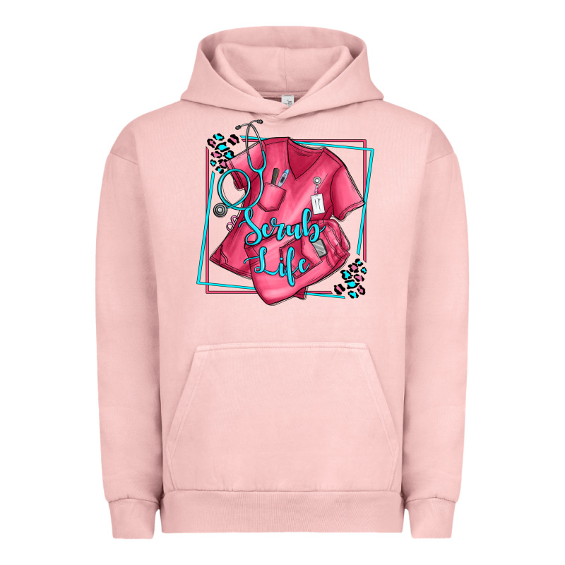 Nurse Scrub Life Olivia Urban Hoodie by OliviaCreatesArt | Teevron