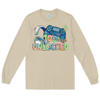 Mushroom level 100 days unlocked Long Sleeve Tee - MaliasSmallBusiness