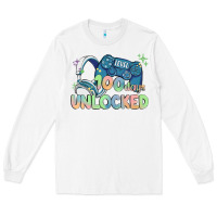 White level 100 days unlocked Long Sleeve Tee - MaliasSmallBusiness