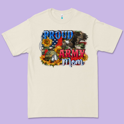Proud Army Mom 4th Of July Premium Tee Designed By Cowgirlartshop