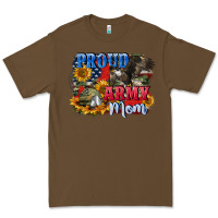 Cacao Proud army mom 4th of july Premium Tee - CowGirlArtShop