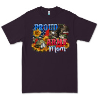 Plum Proud army mom 4th of july Premium Tee - CowGirlArtShop