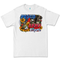 White Proud army mom 4th of july Premium Tee - CowGirlArtShop