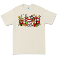 Bone christmas cow coffee cups Premium Tee - AdoDesignShop
