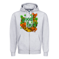St.patrick's Good Luck Zipper Hoodie | Teevron