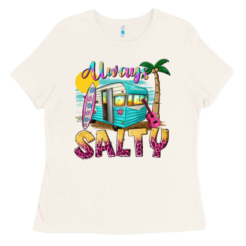 Always Salty With Caravan Ladies Tee by texasbilliewilder | Teevron