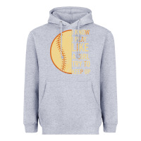 Heather Grey I Know I Play Like A Girl Try To Keep Up Softball Heavyweight Hoodie - Bettercallsaul