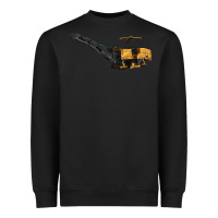 Black Cold Planer Heavyweight Sweatshirt - LillyAllenDesigns