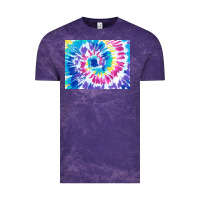 Cloud Purple tie dye background colourful leopard 2 3200x2400 Vintage Tee - AdoDesignShop