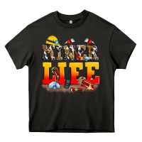Asphalt miner life Heavy Core Tee - Zillion Design Studio