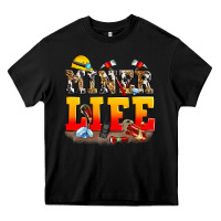Black miner life Heavy Core Tee - Zillion Design Studio