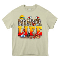 Mossy miner life Heavy Core Tee - Zillion Design Studio