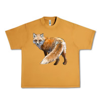 Peanut Butter Red Fox Urban Heavy Tee - LillyAllenDesigns