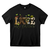 Black love my soldier Heavy Core Tee - Zillion Design Studio