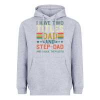 Heather Grey I Have Two Tıtles Dad And Step Dad And I Rock Them Heavyweight Hoodie - Bettercallsaul