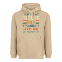 Mushroom I Have Two Tıtles Dad And Step Dad And I Rock Them Heavyweight Hoodie - Bettercallsaul