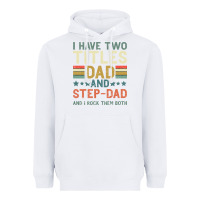 White I Have Two Tıtles Dad And Step Dad And I Rock Them Heavyweight Hoodie - Bettercallsaul