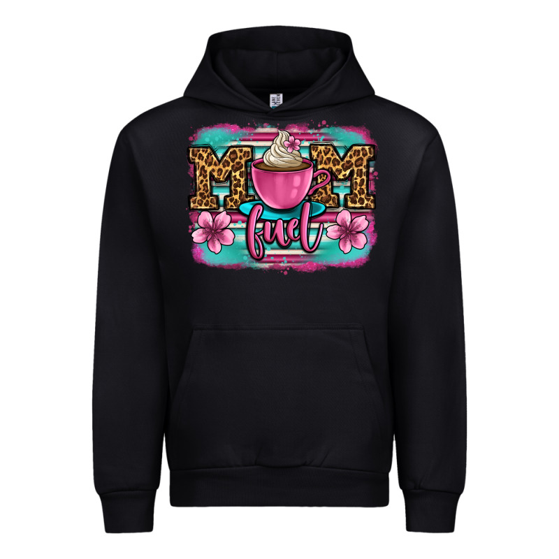 Mom Fuel Coffee Cup Urban Hoodie by OliviaCreatesArt | Teevron