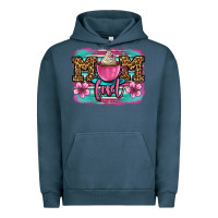 Pigment Midnight Navy mom fuel coffee cup Urban Hoodie - OliviaCreatesArt