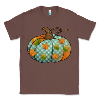 Chestnut blue plaid autumn pumpkin Classic Tee - Jasminsmagicworld