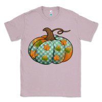 Lilac blue plaid autumn pumpkin Classic Tee - Jasminsmagicworld