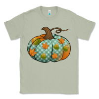 Matcha blue plaid autumn pumpkin Classic Tee - Jasminsmagicworld