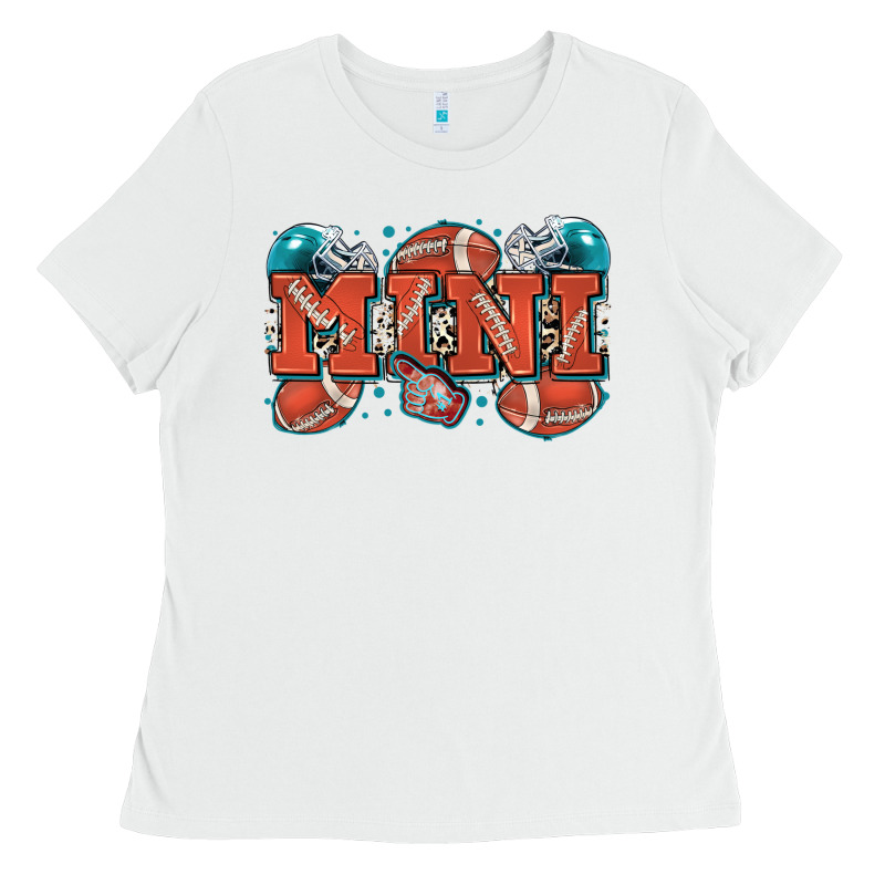 Mini American Football Ladies Tee by Zillion Design Studio | Teevron