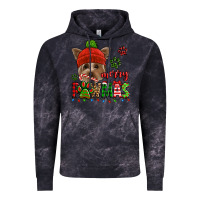 Cloud Black merry pawmas christmas yorkie Vintage Hoodie - Jasminsmagicworld
