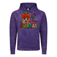 Cloud Purple merry pawmas christmas yorkie Vintage Hoodie - Jasminsmagicworld