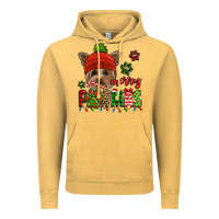 Vintage Mustard merry pawmas christmas yorkie Vintage Hoodie - Jasminsmagicworld