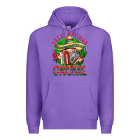 Purple Feliz Navidad gnome Premium Hoodie - NancyCooperArtShop