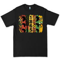 Black juneteenth 1865 brush stroke Premium Tee - HRA Design Shop