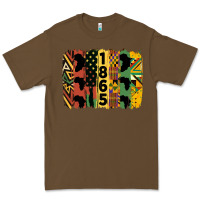 Cacao juneteenth 1865 brush stroke Premium Tee - HRA Design Shop