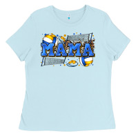 Baby Blue mama volleyball Ladies Tee - Zillion Design Studio