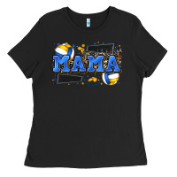 Black mama volleyball Ladies Tee - Zillion Design Studio