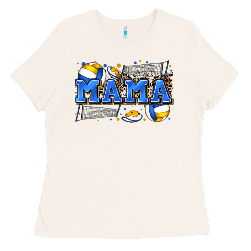 Mama Volleyball Ladies Tee by Zillion Design Studio | Teevron